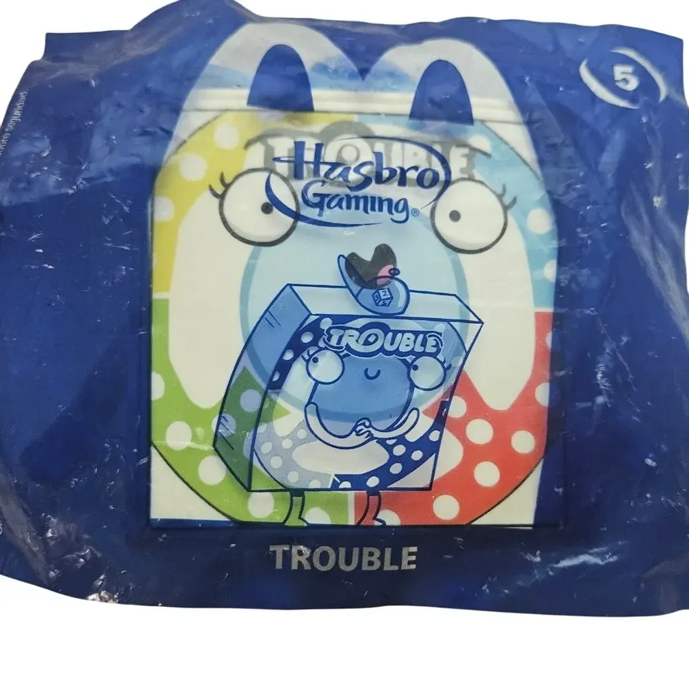2020 Mcdonald Trouble Happy Meal Toy Hasbro Game 5 New in Package